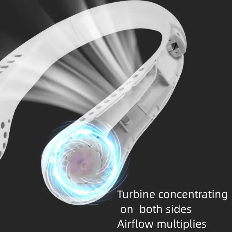 Portable Rechargeable Fan Bladeless Neck Fan